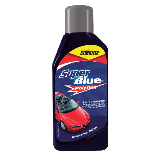 [103322] Cera Súper Blue Polyflon SIMONIZ Limpia, Brilla y Protege 500ml
