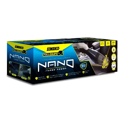 [206961] ASPIRADORA-NANO-SIMONIZ-FULL-EQUIPO Aspiradora Nano SIMONIZ Turbo Power para Auto